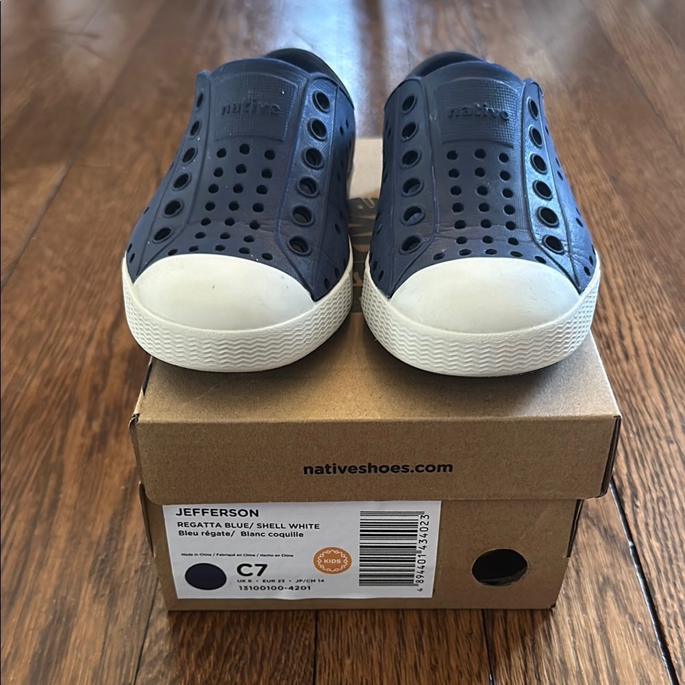 Native Jefferson Slip On in Regatta Blue